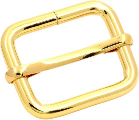 BIKICOCO مشبك معدني لضبط الشرائح ثلاثي الانزلاقات مع شريط مركزي متحرك، للأشرطة، 1 × 0.8 بوصة in Kuwait