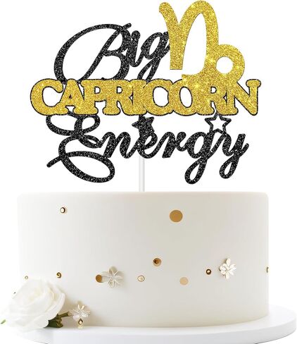 كبير الجدي الطاقة كعكة توبر، ديسمبر يناير الجدي حفلة عيد ميلاد الديكور، زودياك علم التنجيم حفلة عيد ميلاد كعكة الديكور، الأبراج تحت عنوان لوازم عيد ميلاد in Kuwait