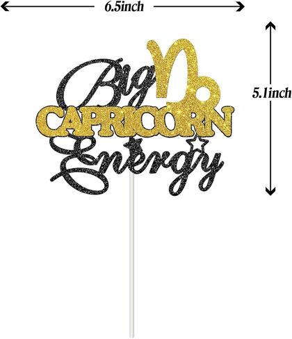 كبير الجدي الطاقة كعكة توبر، ديسمبر يناير الجدي حفلة عيد ميلاد الديكور، زودياك علم التنجيم حفلة عيد ميلاد كعكة الديكور، الأبراج تحت عنوان لوازم عيد ميلاد in Kuwait