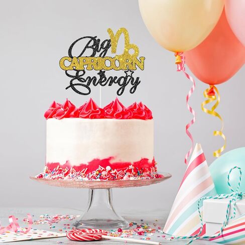 كبير الجدي الطاقة كعكة توبر، ديسمبر يناير الجدي حفلة عيد ميلاد الديكور، زودياك علم التنجيم حفلة عيد ميلاد كعكة الديكور، الأبراج تحت عنوان لوازم عيد ميلاد in Kuwait