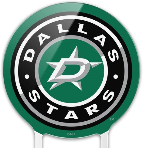 GRAPHICS & MORE Acrylic NHL Dallas Stars Logo Cake Topper Party Decoration for Wedding Anniversary Birthday Graduation in Saudi Arabia