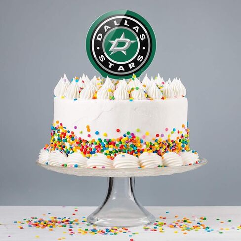 GRAPHICS & MORE Acrylic NHL Dallas Stars Logo Cake Topper Party Decoration for Wedding Anniversary Birthday Graduation in Saudi Arabia