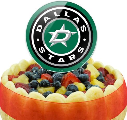 GRAPHICS & MORE Acrylic NHL Dallas Stars Logo Cake Topper Party Decoration for Wedding Anniversary Birthday Graduation in Saudi Arabia