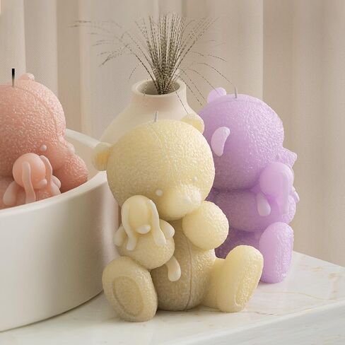 الدب الراتنج العفن دمية الراتنج العفن الحيوان العفن الدب المجوهرات الراتنج قوالب الصب اليدوية قالب السيليكون للراتنج شمعة صنع قوالب اللوازم الحرفية 3D العفن الراتنج العفن النحت العفن الراتنج DIY العفن in Kuwait