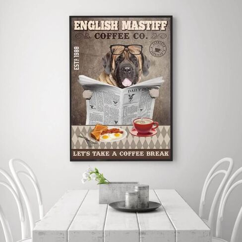 Mastiff 5D DIY Diamond Painting Kits for Adults Needle Embroidery Rhinestone Craft for Home Office Wall Decor Birthday Holiday Gift 12x16 Inch in Saudi Arabia