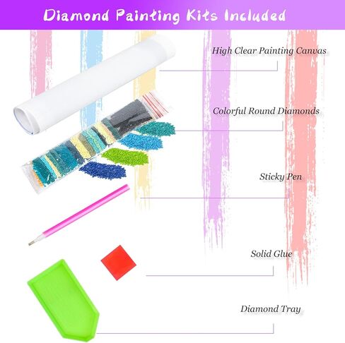 Mastiff 5D DIY Diamond Painting Kits for Adults Needle Embroidery Rhinestone Craft for Home Office Wall Decor Birthday Holiday Gift 12x16 Inch in Saudi Arabia