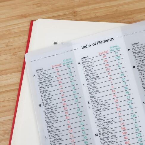 حافظة بلاستيكية لجدول العناصر الدوري 2019 من LiFe Chem ، مزدوجة الجوانب و3 تصميم، مجلدات مدرسية مع جيوب، للاستخدام المكتبي والفصول المدرسية، A4 (مجموعة من 6) in Kuwait