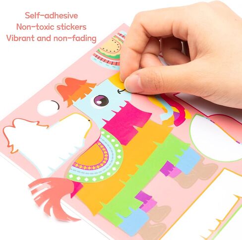 Haooryx 36Pcs Make Your Own Fiesta Stickers Sheet, Make a Face Stickers Game Mexican Fiesta Cinco De Mayo Taco Sticker Mix and Match Cactus Sticker for Kids Birthday Party Favor Gift Art Craft Rewards in Kuwait