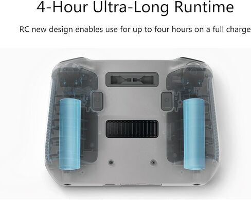 جهاز التحكم عن بعد RC الأصلي لـ DJI Mavic 3 Pro/Mavic 3 Classic/Mavic 3/Mini 3 Pro/Mini 3/Air 2S، جسم خفيف الوزن، شاشة FHD، بطارية 4 ساعات، ناقل الحركة O3+ (بدون العبوة الأصلية) in Kuwait