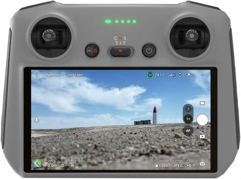 جهاز التحكم عن بعد RC الأصلي لـ DJI Mavic 3 Pro/Mavic 3 Classic/Mavic 3/Mini 3 Pro/Mini 3/Air 2S، جسم خفيف الوزن، شاشة FHD، بطارية 4 ساعات، ناقل الحركة O3+ (بدون العبوة الأصلية) in Kuwait