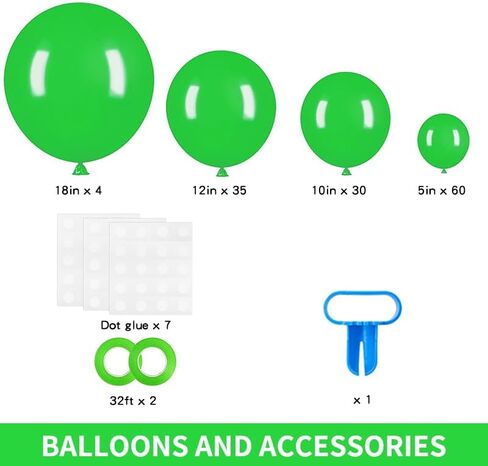 139PCS latex balloon sets, birthday party balloon sets, graduation baby shower, wedding holiday balloon garland arch decorations Party Balloon Kit (Hot Pink) in Kuwait