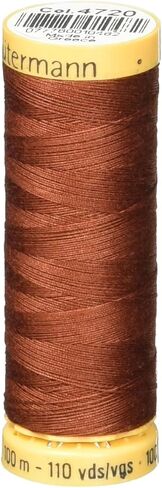 Gutermann 103C-4720 Natural Cotton Thread, 110 yd, Dark Copper in Saudi Arabia