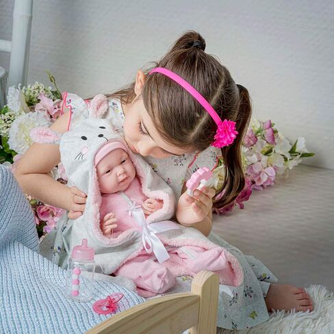 JC Toys - La Newborn Royal Collection| 15.5" Soft Body Baby Doll and Accessories | Designed by Berenguer Made in Spain | Ages 2+ | Royal Gift Set in Kuwait