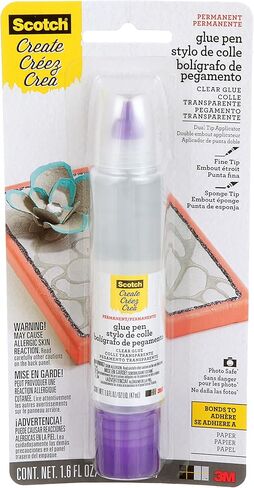Scotch Scrapbookers Glue, 1.6 oz, Two-Way Applicator – Dual Tip, Photo-Safe, Acid-Free, Non-Toxic Adhesive for Crafts and Scrapbooking in Saudi Arabia