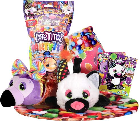 بارتيتوس المعطرة من كيوتيتوس - حيوانات محشوة مفاجئة - هدايا الحفلات - حيوانات قطيفة قابلة للجمع تحت عنوان الحفلات - قطعة واحدة in Kuwait