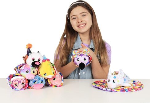 بارتيتوس المعطرة من كيوتيتوس - حيوانات محشوة مفاجئة - هدايا الحفلات - حيوانات قطيفة قابلة للجمع تحت عنوان الحفلات - قطعة واحدة in Kuwait