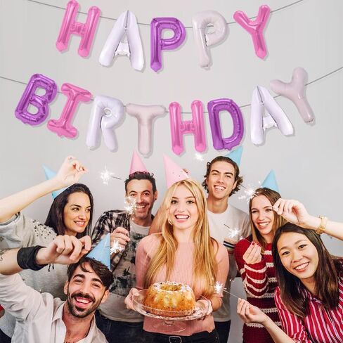 لافتة بالونات عيد ميلاد سعيد، لافتة بالون من رقائق المايلار مقاس 40.64 سم، لافتة عيد ميلاد، مجموعة بالونات عيد ميلاد فضية قابلة لإعادة الاستخدام، زينة عيد ميلاد للأطفال والكبار، لوازم حفلات أعياد الميلاد in Kuwait
