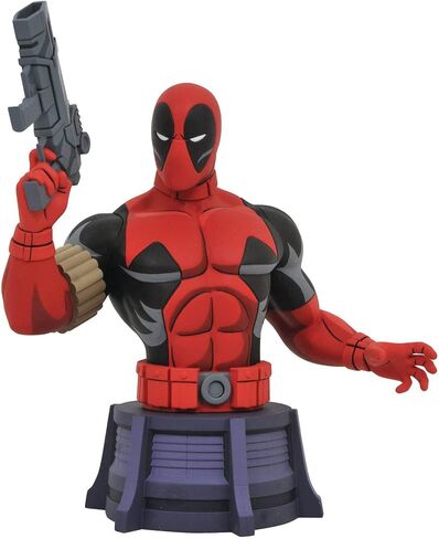 Marvel Animated X-Men: Deadpool Bust, Multicolor, 6 inches in Saudi Arabia