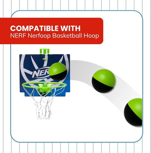 Botabee 4" Mini Foam Basketball for Indoor Mini Hoop Basketball Games, 2 Pack | Mini Indoor Basketball Hoop Games & Kids Mini Hoops in Kuwait