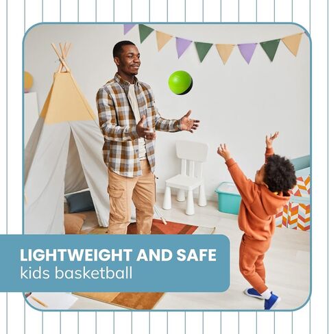 Botabee 4" Mini Foam Basketball for Indoor Mini Hoop Basketball Games, 2 Pack | Mini Indoor Basketball Hoop Games & Kids Mini Hoops in Kuwait