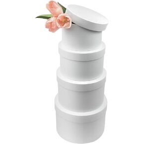 علب هدايا دائرية من اوبيو (ابيض نقي) in Kuwait