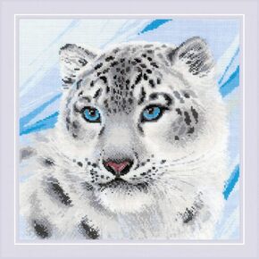 Riolis Cross Stitch Kit Snow Leopard in Kuwait