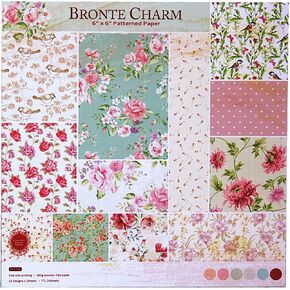 24 ورقة من ورق القصاصات بنمط الزهور مقاس 6 × 6 من Valley of Vera للمجلات غير المرغوب فيها والحرف الورقية وصناعة البطاقات in Kuwait