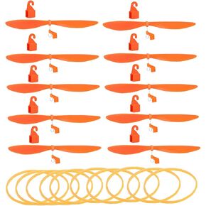 دبلينكس مجموعة مراوح بلاستيكية من 10 قطع مقاس 7 انش لمشروع شريط مطاطي ستيم يمكنك تركيبه بنفسك in Kuwait