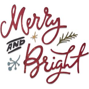 Tim Holtz - Sizzix SIZZIX THINLITS DIE MERRY & BR, Merry & Bright in Saudi Arabia
