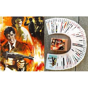 Bikers Playing Cards (Poker Deck 54 Cards All Different) Vintage Bikers Riders Movie Posters in Kuwait