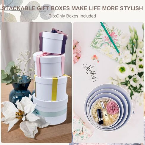 علب هدايا دائرية من اوبيو (ابيض نقي) in Kuwait