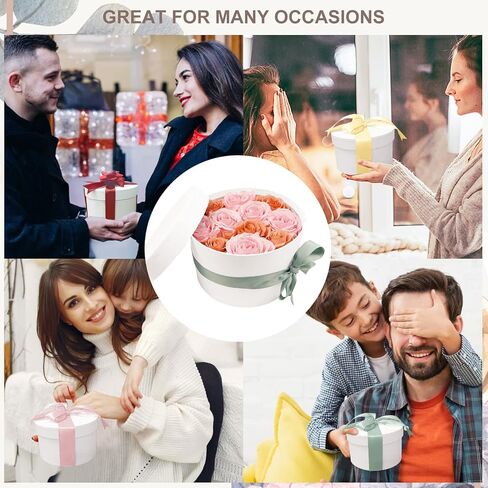 علب هدايا دائرية من اوبيو (ابيض نقي) in Kuwait