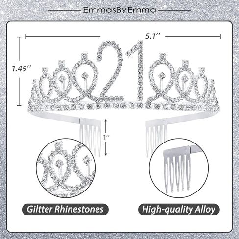تاج عيد الميلاد الحادي والعشرين بلون فضي in Kuwait