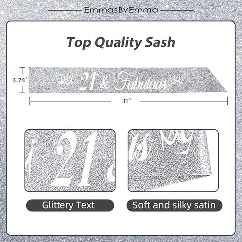 تاج عيد الميلاد الحادي والعشرين بلون فضي in Kuwait