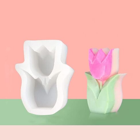 Hyunya Flower Shape Car Freshie Silicone Mold for Making Soap Aroma Beads Car Freshie, Pendant, Candle, Resin in Saudi Arabia