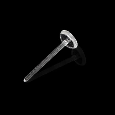 يويو ستور 100 قطعة (50 زوجًا) 100 قطعة من الأقراط المصنوعة من بلاستيك PVC مع 100 قطعة من سدادات الأذن البلاستيكية غير المرئية مقاس 3 × 12 ملم in Kuwait