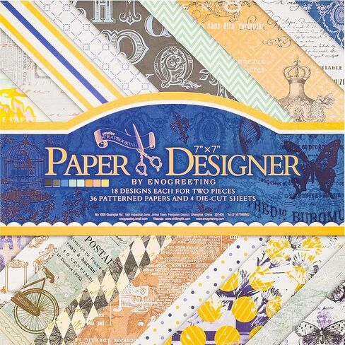 EAMOTOL الرجعية سكرابوكينغ ورقة الوسادة 7 "× 7"، 40 ورقة سوداء الأزهار منقوشة جانب واحد خلفية الزخرفية للحرف الكولاج اوريغامي مواد صناعة البطاقات هدية DIY ألبوم الصور in Kuwait