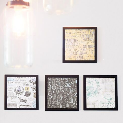 EAMOTOL الرجعية سكرابوكينغ ورقة الوسادة 7 "× 7"، 40 ورقة سوداء الأزهار منقوشة جانب واحد خلفية الزخرفية للحرف الكولاج اوريغامي مواد صناعة البطاقات هدية DIY ألبوم الصور in Kuwait