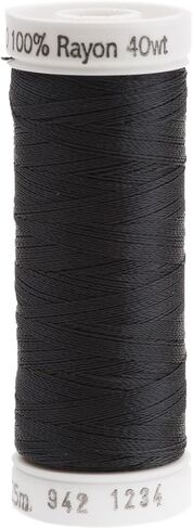 Sulky 942-1234 Rayon Thread for Sewing, 250-Yard, Almost Black in Saudi Arabia