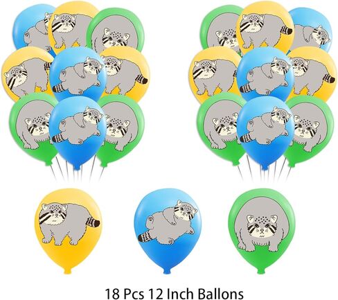 Steppe Cat Party Decorations Pallas Cat Birthday Party Supplies Includes Steppe Cat Birthday Banner Cake Topper Cupcake Toppers Balloons for Steppe Cat Birthday Supplies Kitten Party in Kuwait