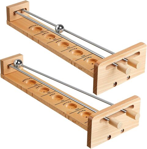 ديكين مجموعتان من العاب سطح الطاولة الخشبية الكلاسيكية، العاب سطح المكتب، العاب سطح المكتب، كرة تمرين ذكية، العاب ريترو للمراهقين والبالغين in Kuwait