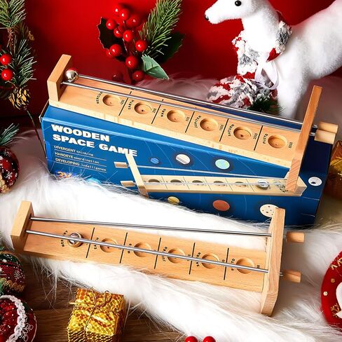 ديكين مجموعتان من العاب سطح الطاولة الخشبية الكلاسيكية، العاب سطح المكتب، العاب سطح المكتب، كرة تمرين ذكية، العاب ريترو للمراهقين والبالغين in Kuwait