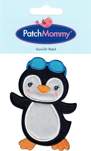 PatchMommy Penguin Patch, Iron On/Sew On - Appliques For Kids Children in Saudi Arabia