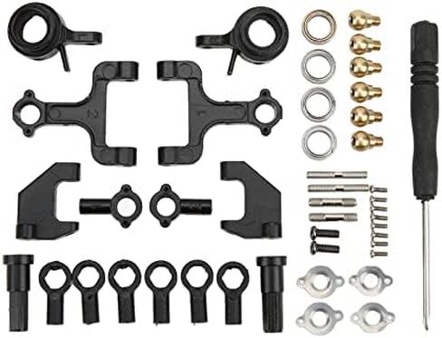 RC Suspension Arm Steering Kit, RC Front Upper and Rear Suspension Arms Steering Kit with Pull Rods Steering Linkage for WPL D12 RC Car in Saudi Arabia