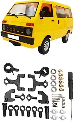 RC Suspension Arm Steering Kit, RC Front Upper and Rear Suspension Arms Steering Kit with Pull Rods Steering Linkage for WPL D12 RC Car in Saudi Arabia
