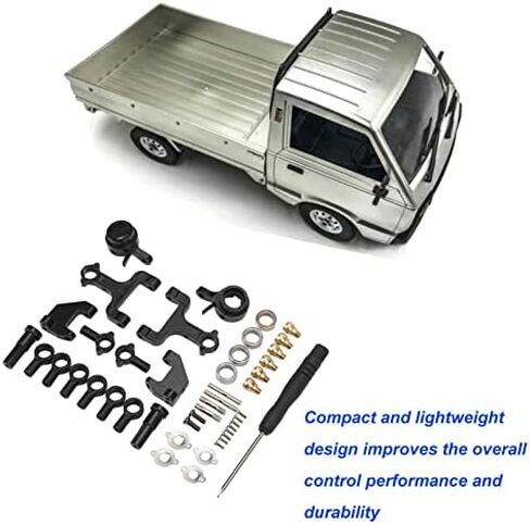 RC Suspension Arm Steering Kit, RC Front Upper and Rear Suspension Arms Steering Kit with Pull Rods Steering Linkage for WPL D12 RC Car in Saudi Arabia
