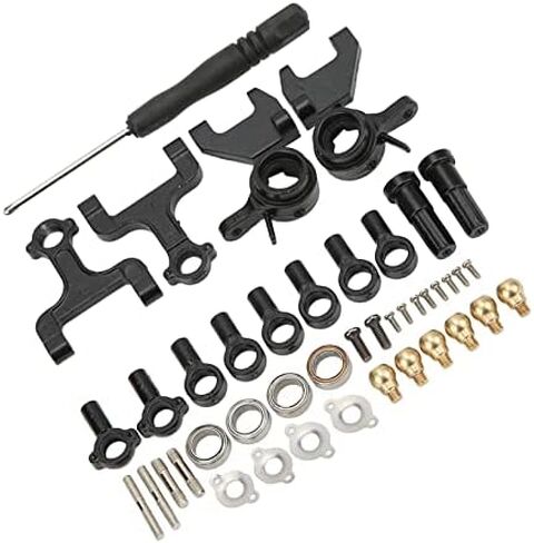 RC Suspension Arm Steering Kit, RC Front Upper and Rear Suspension Arms Steering Kit with Pull Rods Steering Linkage for WPL D12 RC Car in Saudi Arabia