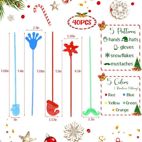 40 قطعة من ASTARON هدايا عيد الميلاد القابلة للتمدد في الحفلات للأطفال 4-8 ، هدايا عيد الميلاد ألعاب ستافر لجوائز الصف الدراسي ، صندوق الكنوز ، حشوات بيناتا ، حقائب جودي in Kuwait