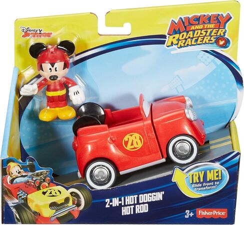 Fisher-Price Disney Mickey & the Roadster Racers, 2-in-1 Hot Doggin' Hot Rod in Saudi Arabia