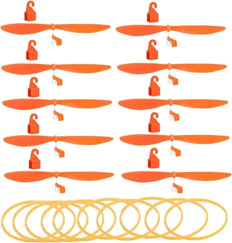 دبلينكس مجموعة مراوح بلاستيكية من 10 قطع مقاس 7 انش لمشروع شريط مطاطي ستيم يمكنك تركيبه بنفسك in Kuwait